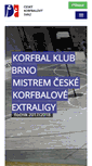 Mobile Screenshot of korfbal.cz
