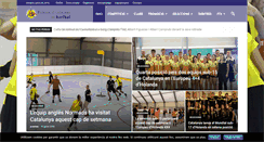Desktop Screenshot of korfbal.cat