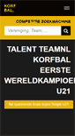 Mobile Screenshot of korfbal.nl